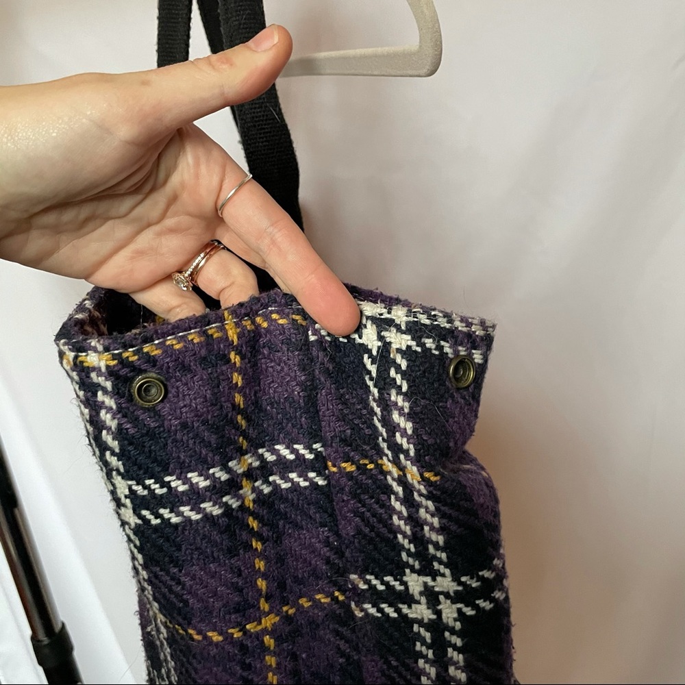 Plaid Tote Overnight Bag View 5